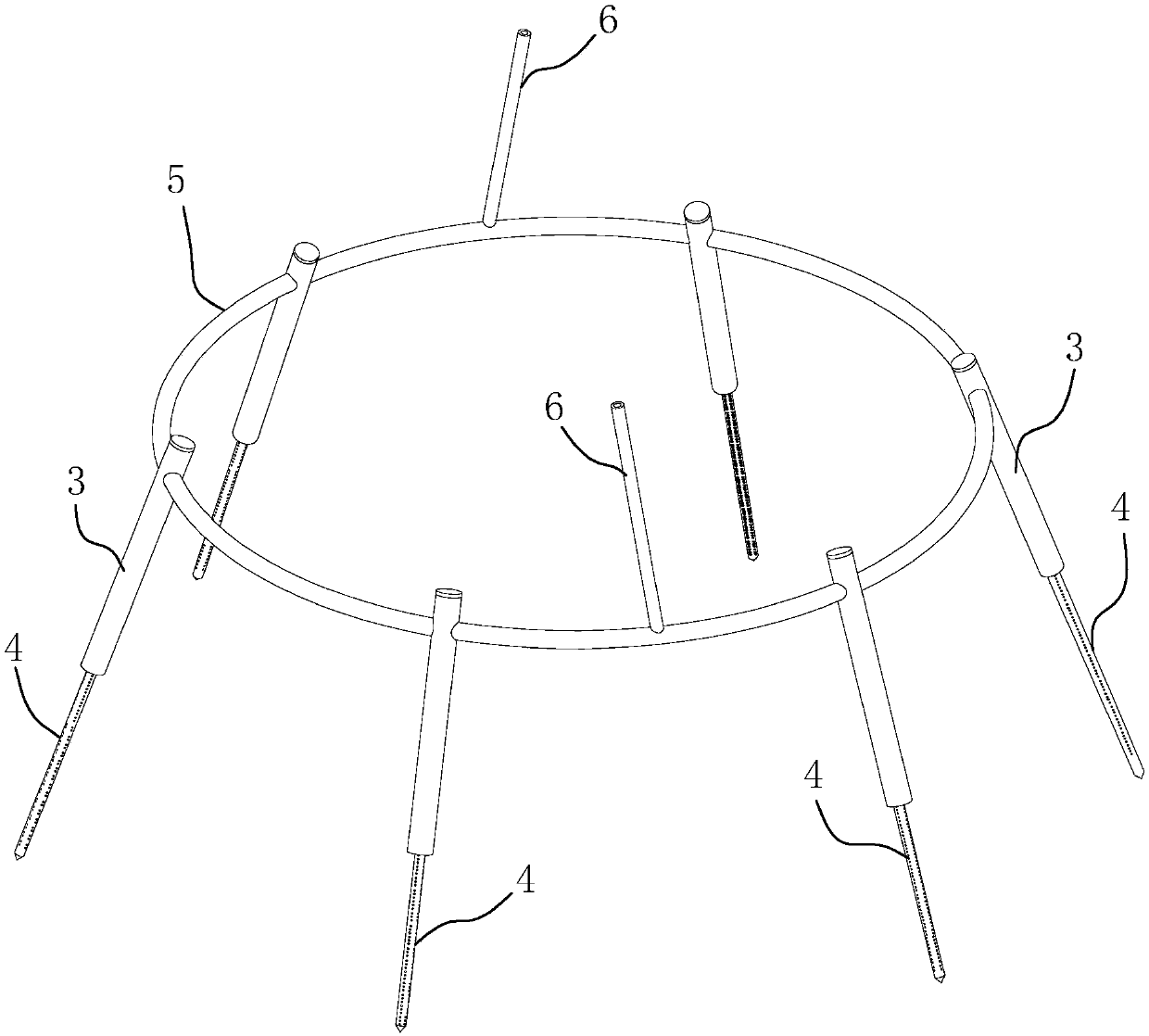 Manual digging pile construction method