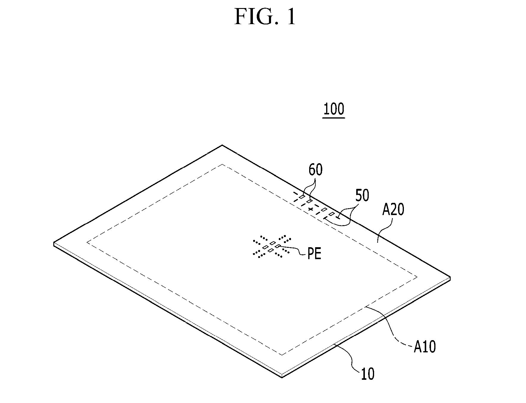 Substrate for use in manufacturing display device and method for forming element on substrate