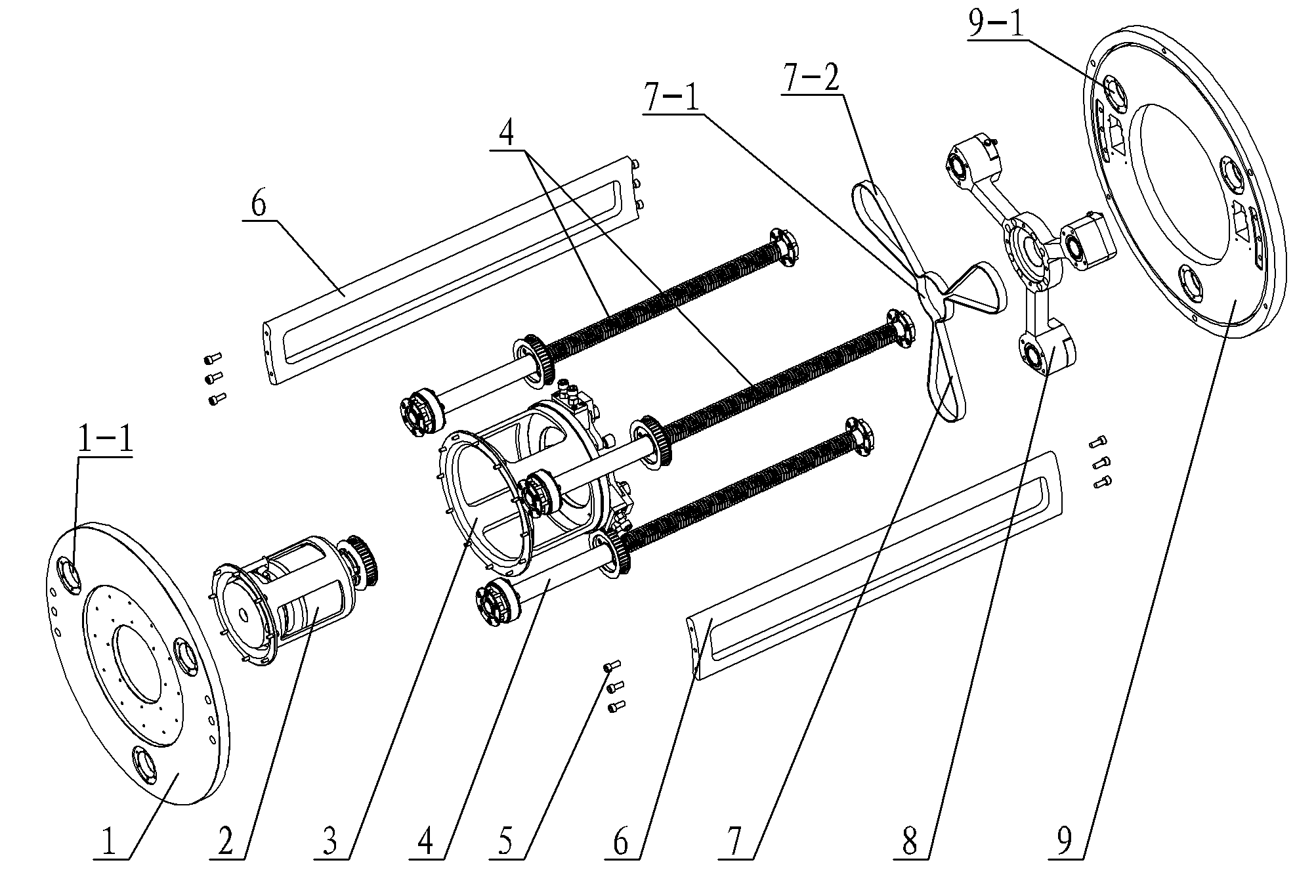 Z-axis lifting mechanism with stress state balancing function