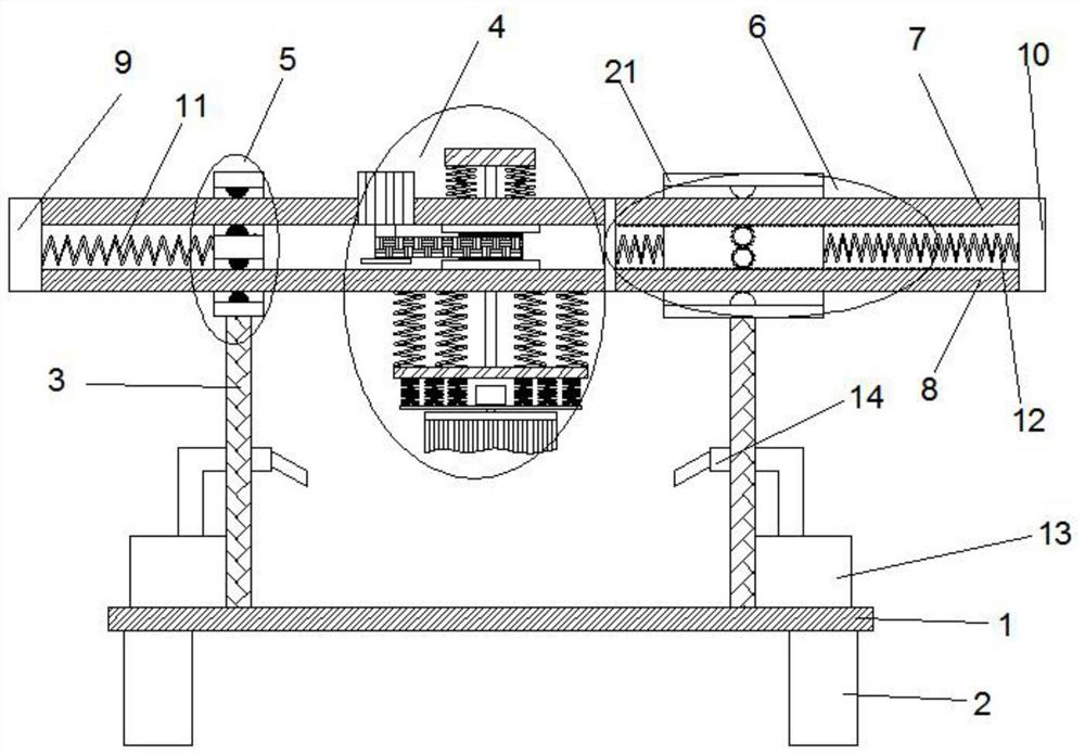 High-stability adjustable electric industrial brush