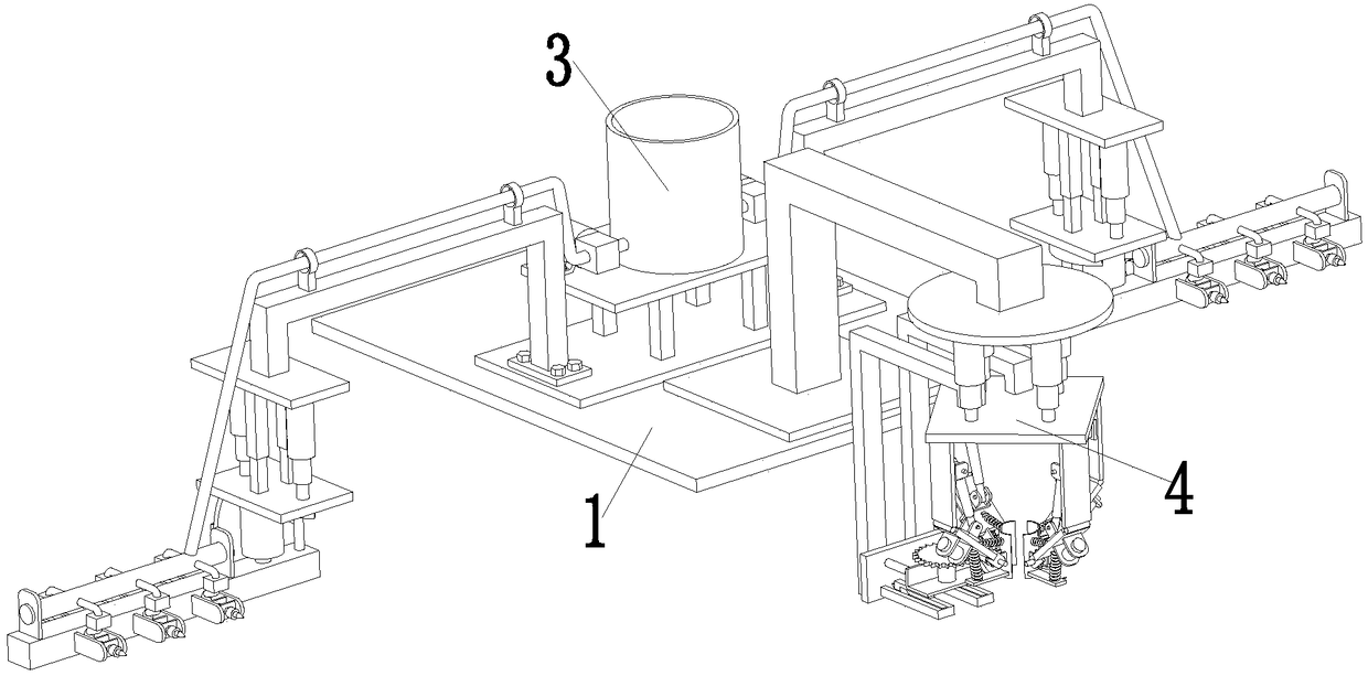 An automatic watering and harvesting machine for greenhouse vegetables