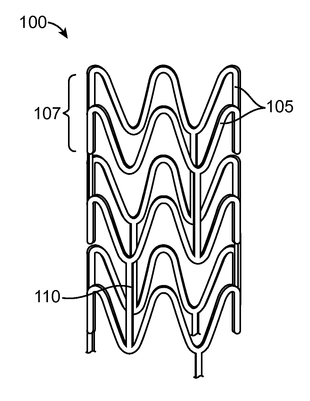 Bioabsorbable scaffold with particles providing delayed acceleration of degradation