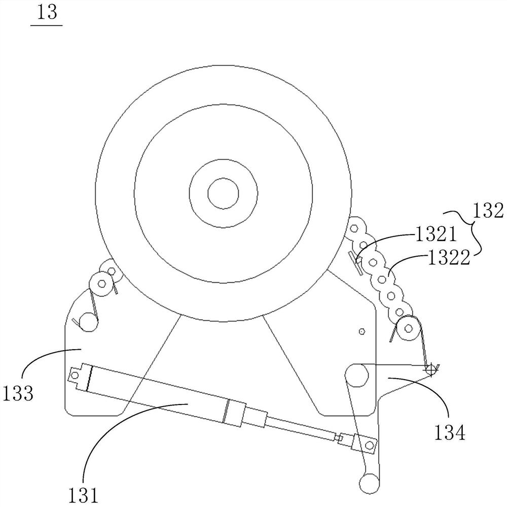 Sizing machine and sizing method