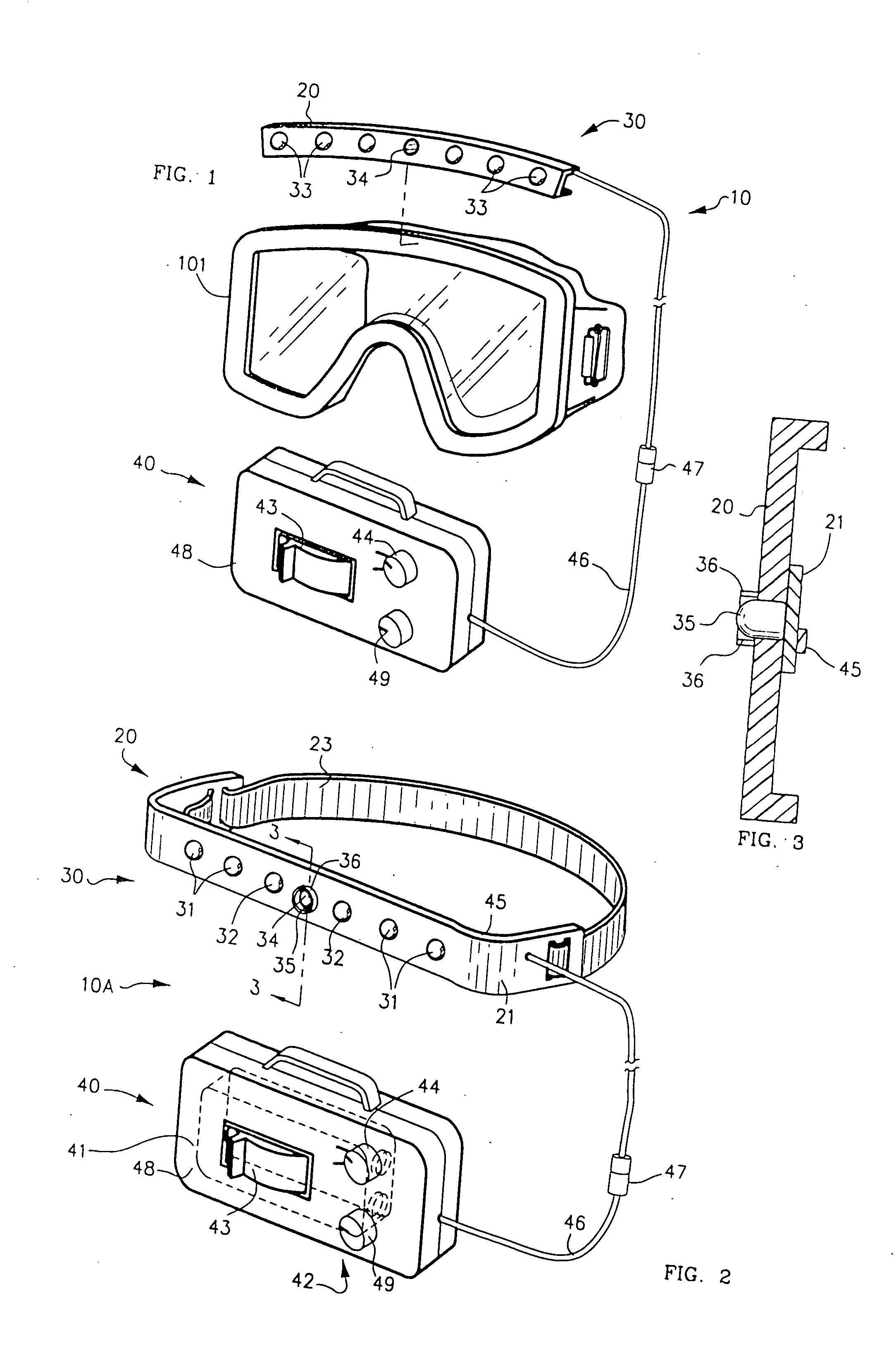 Wearable light device with optical sensor