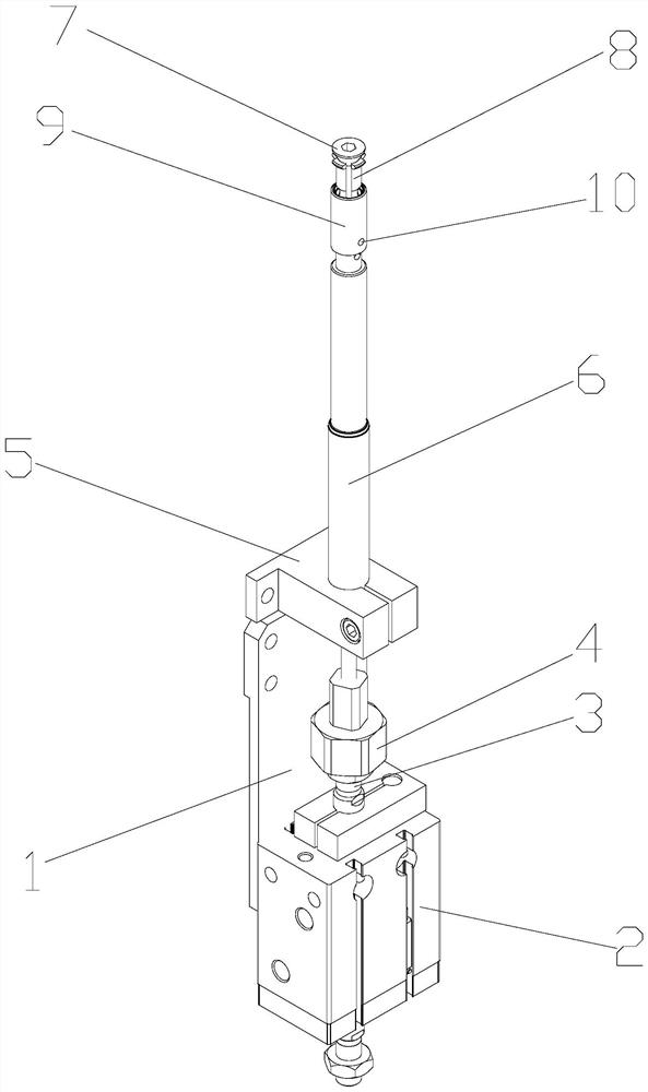 Tool for press fitting of spring in pump