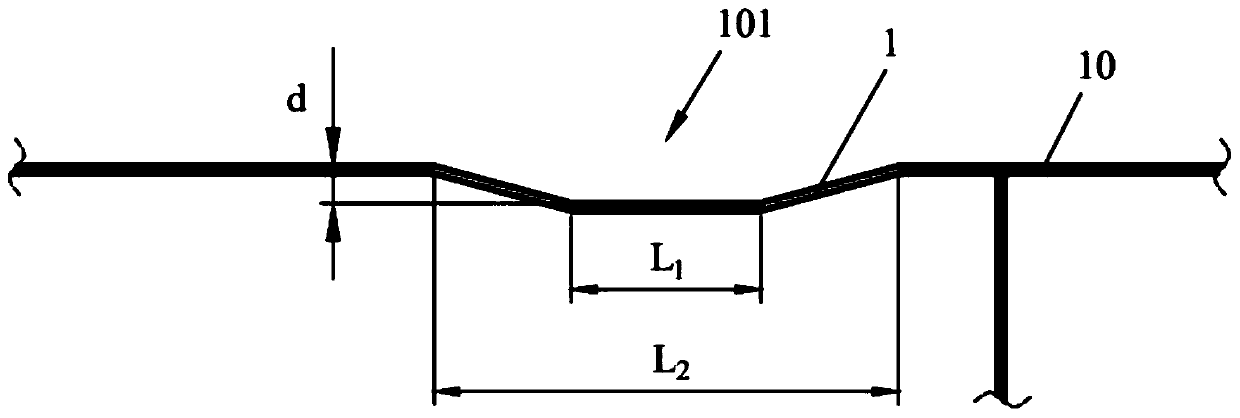 Ship drainage structure and ship