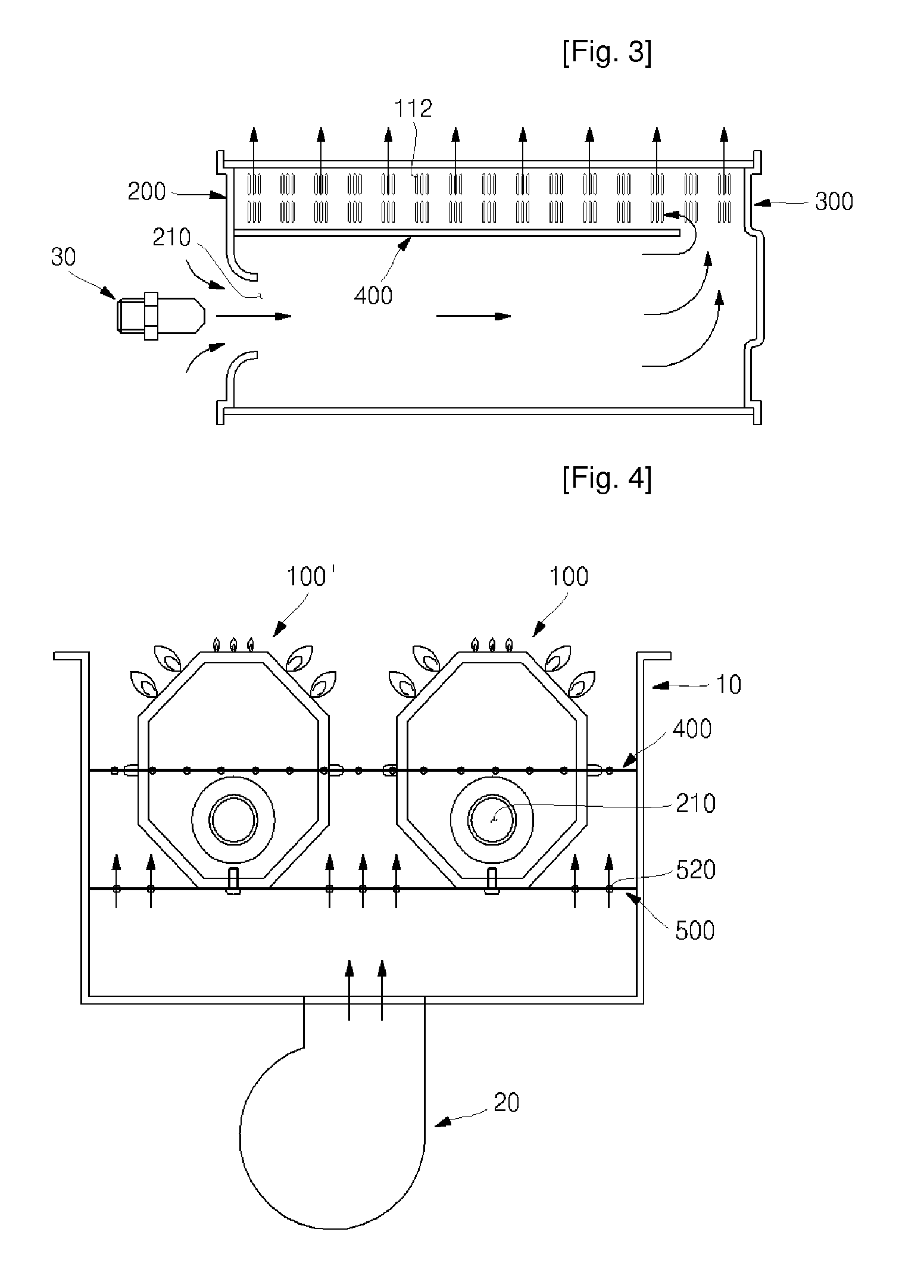 Burner for gas boiler