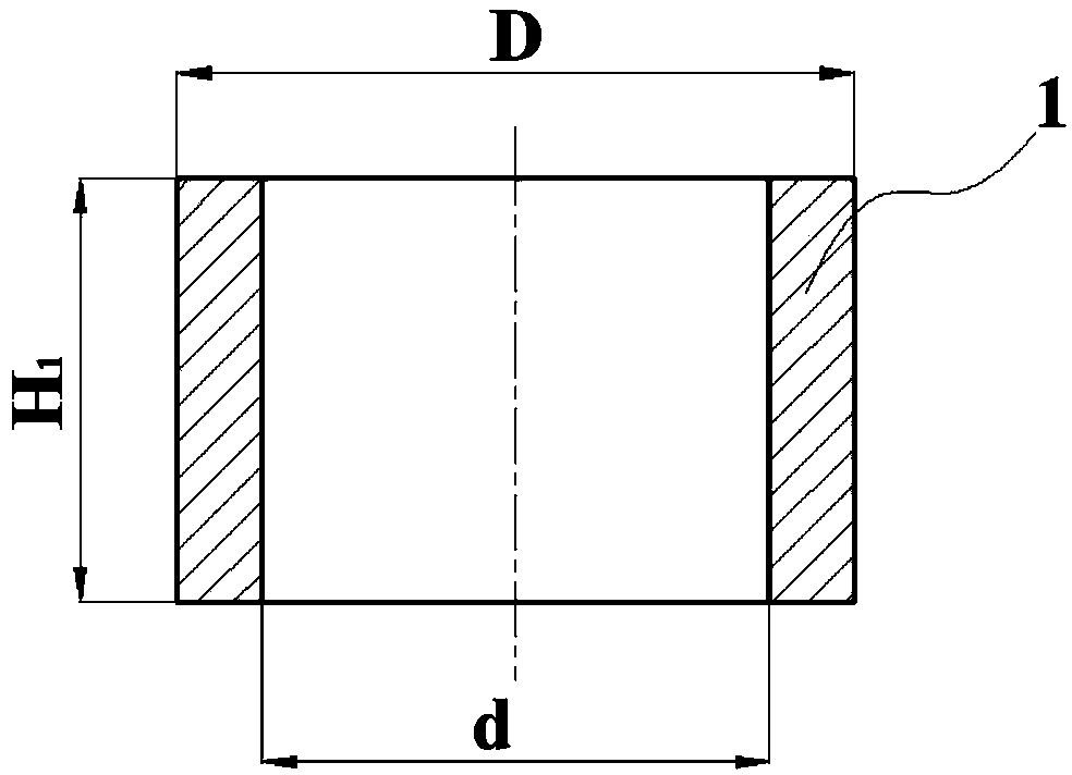 Method for rolling rectangular die block steel ring blank into abnormal-shaped thin-wall ring member