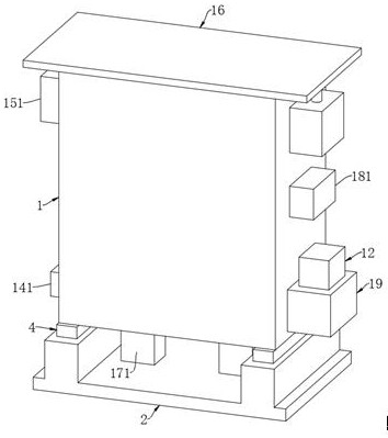 Distribution box enabling heat dissipation function for electrical automation equipment