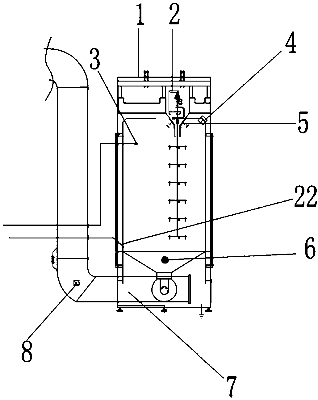 Intelligent and efficient recycling system device for powder of electrostatic spraying equipment