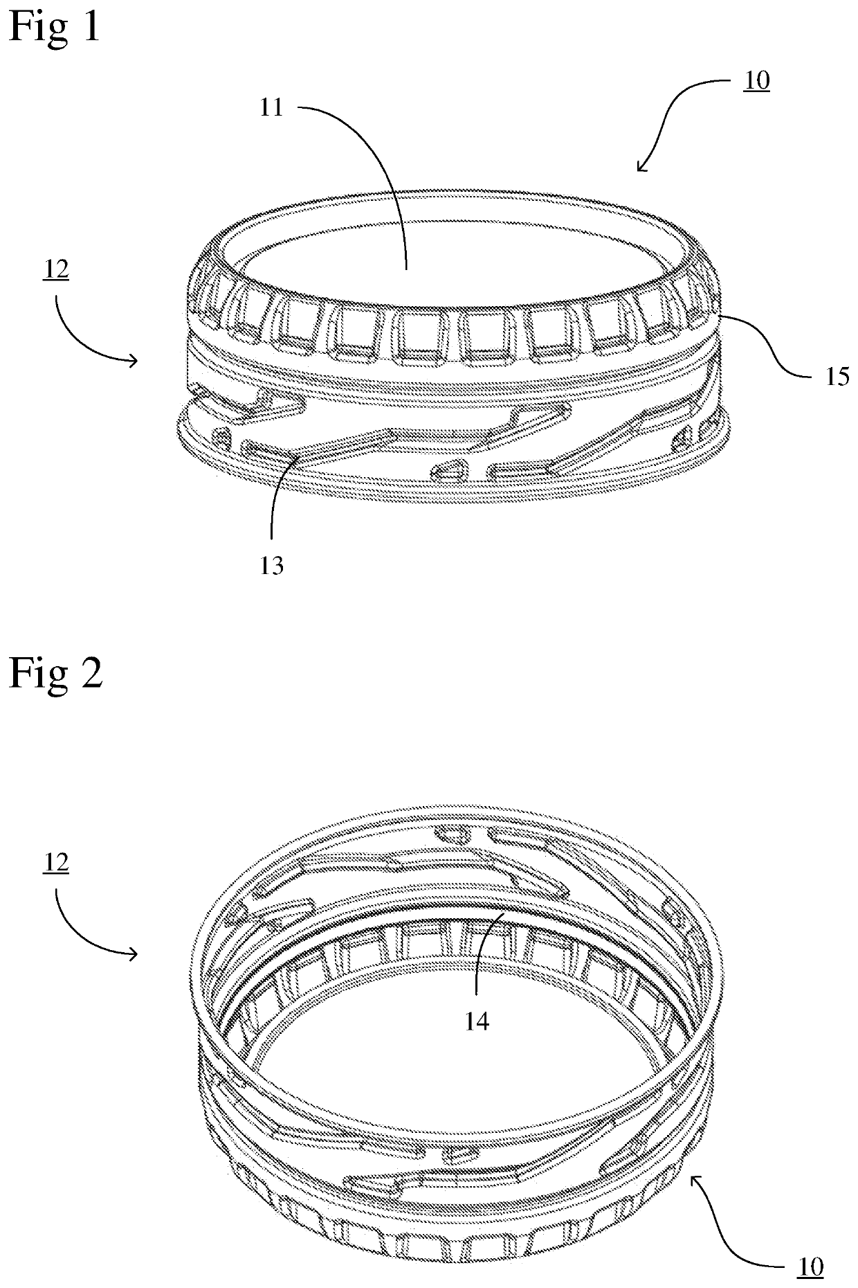 A container and a closure for a container