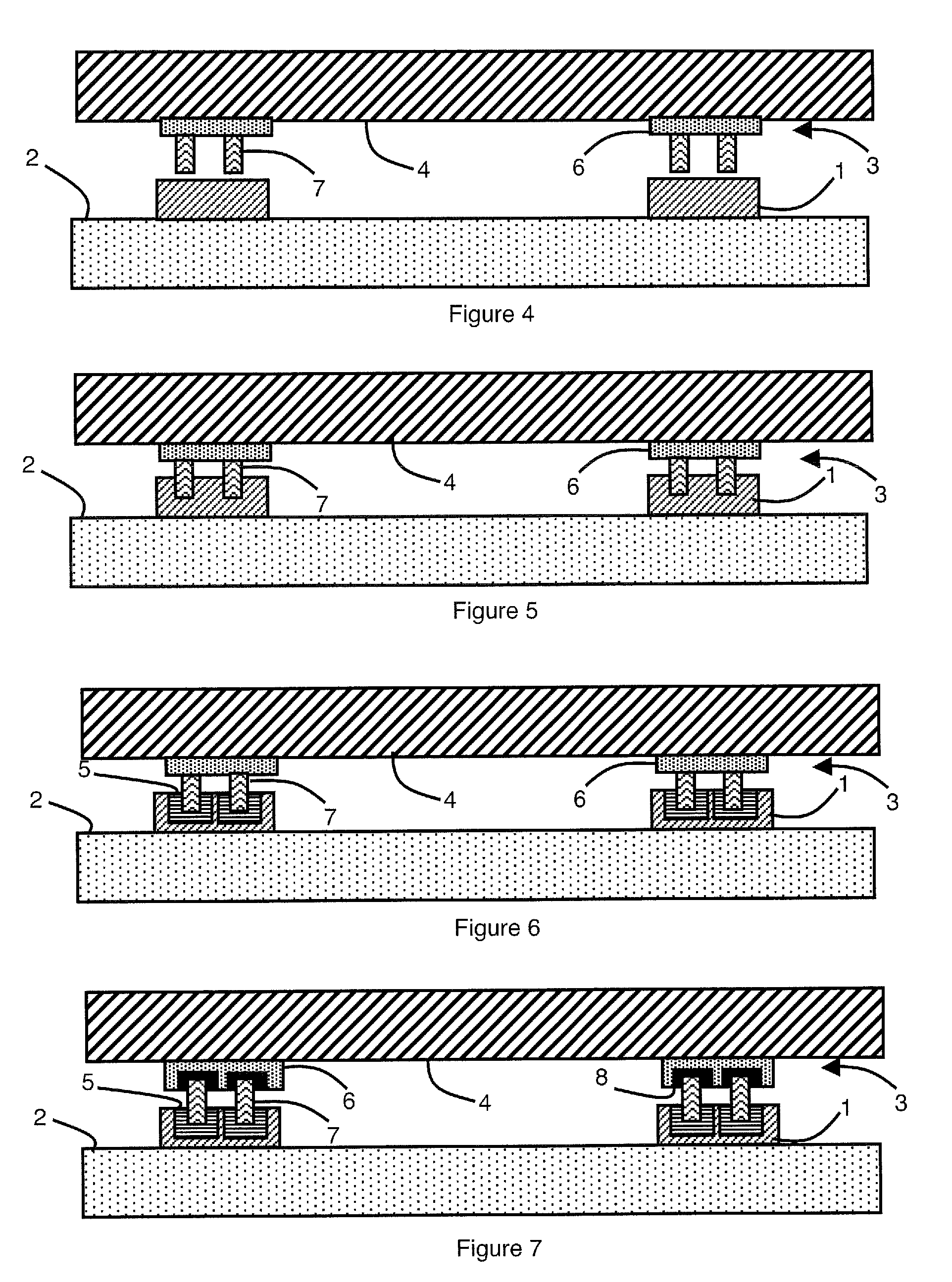Method for fabricating two substrates connected by at least one mechanical and electrically conductive connection and structure obtained