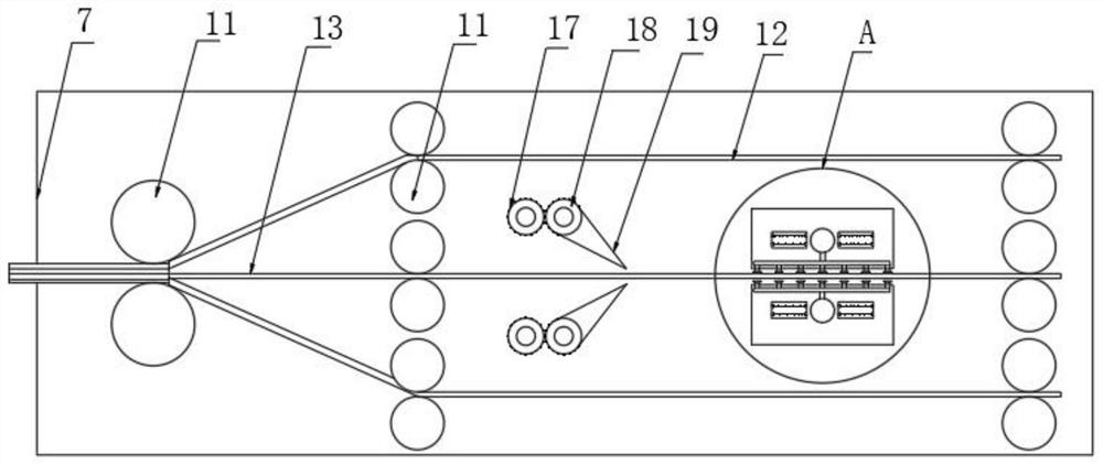 Corrugated board processing and bonding device