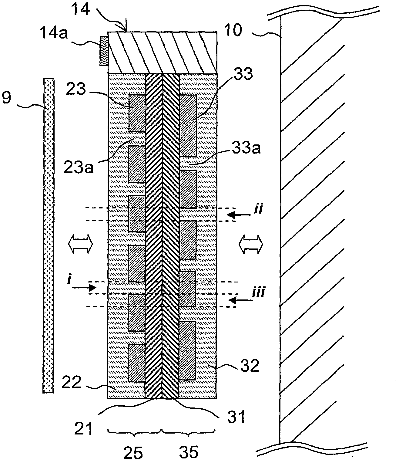 Electrostatic attracting structure and fabricating method therefor