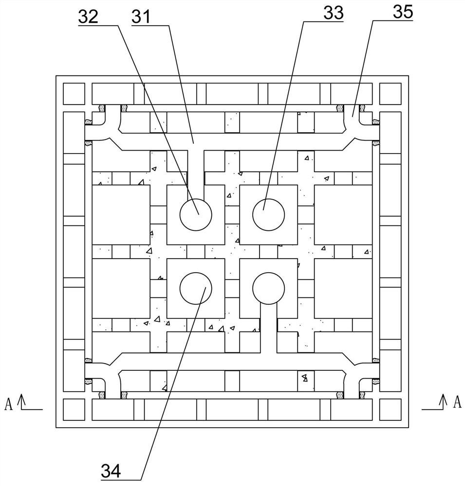 Fabricated waterproof base plate for toilet