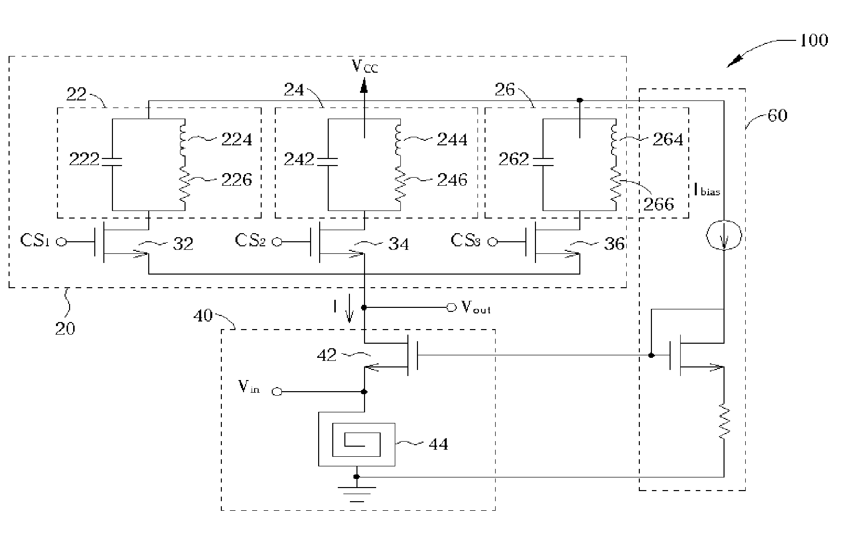 Low noise amplifier and related method