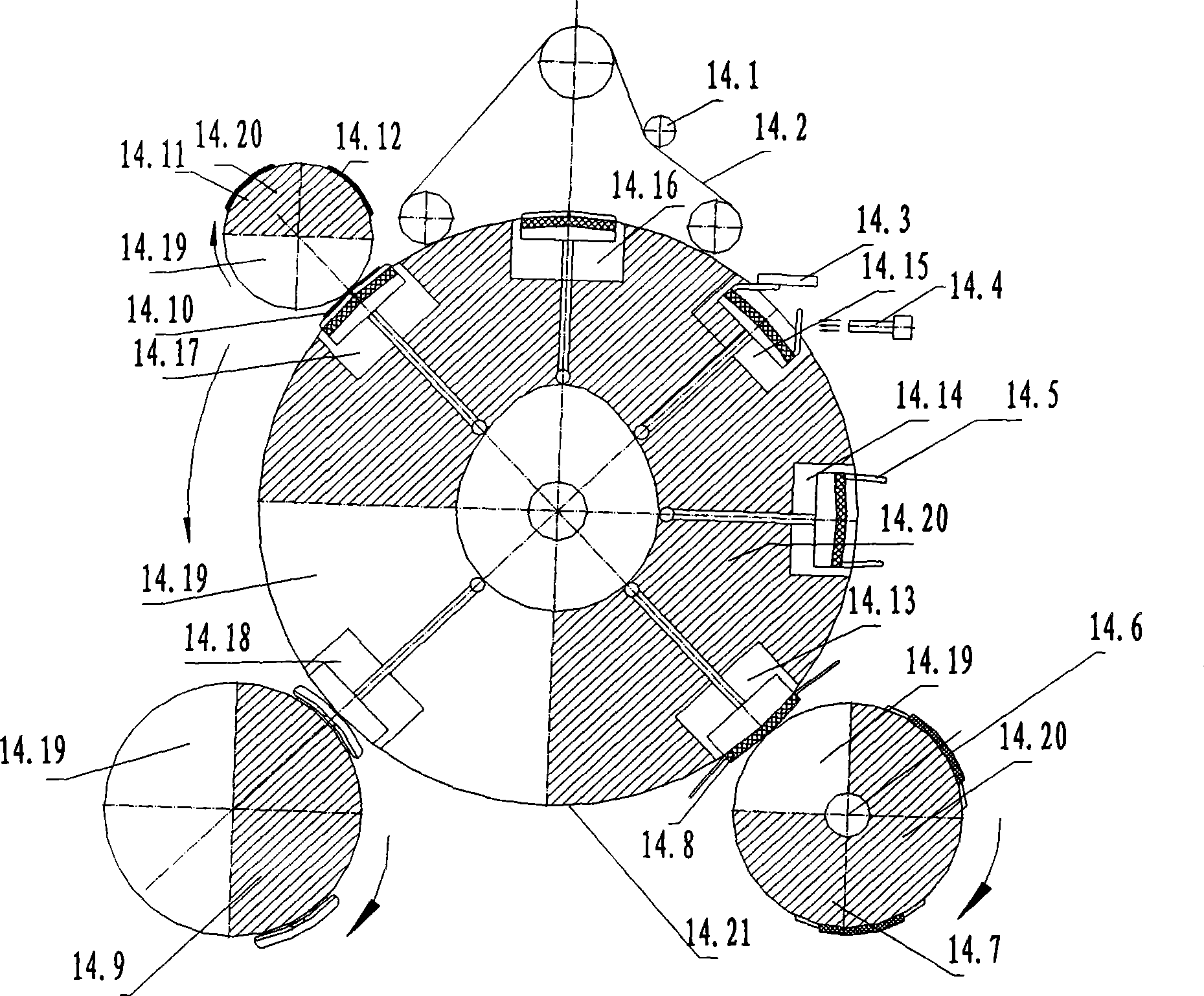 Horizontal preparation method of sanitary napkin with protective wings and device thereof