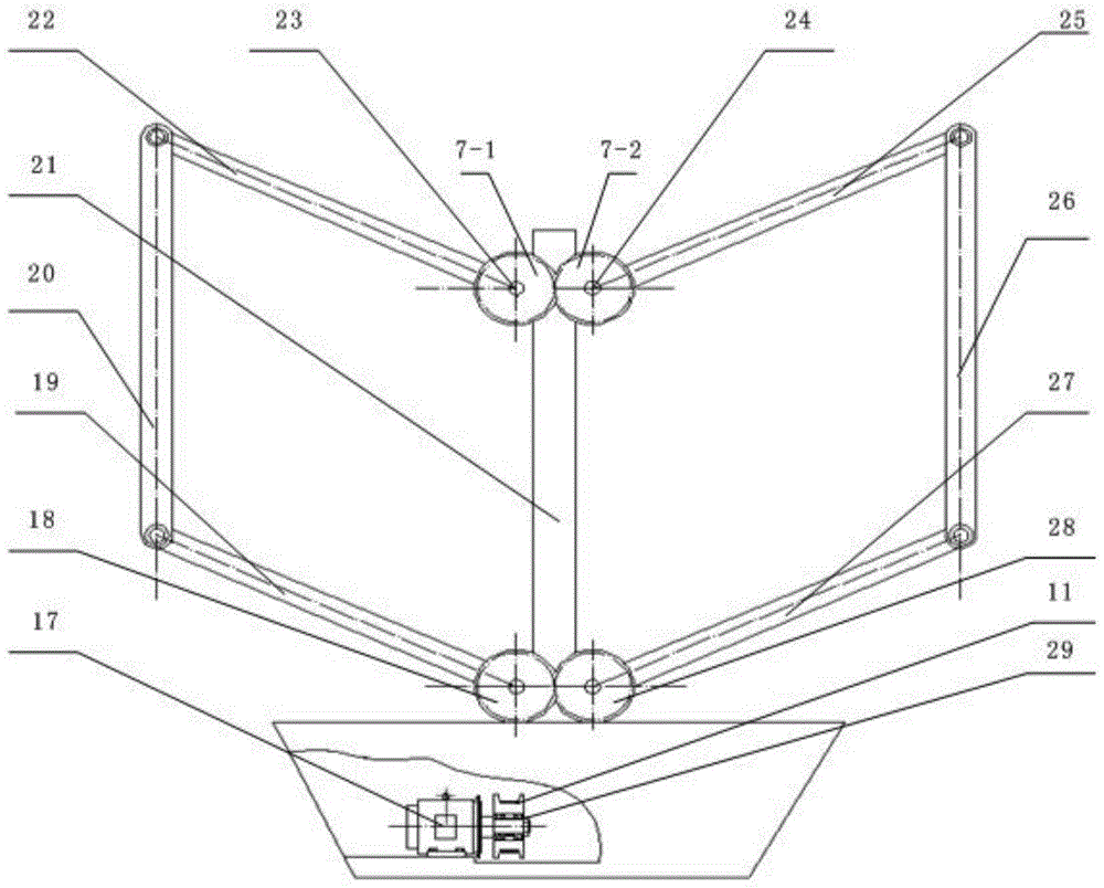 A floating sea wind hydroelectric power generation device