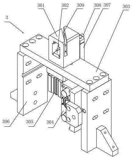 Guide conveying mechanism for lock tongue