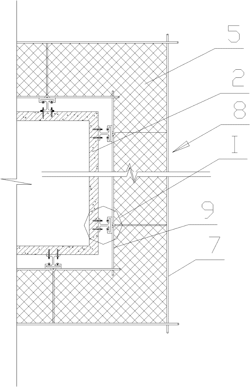 Construction method of safe flat net positioned on periphery of building
