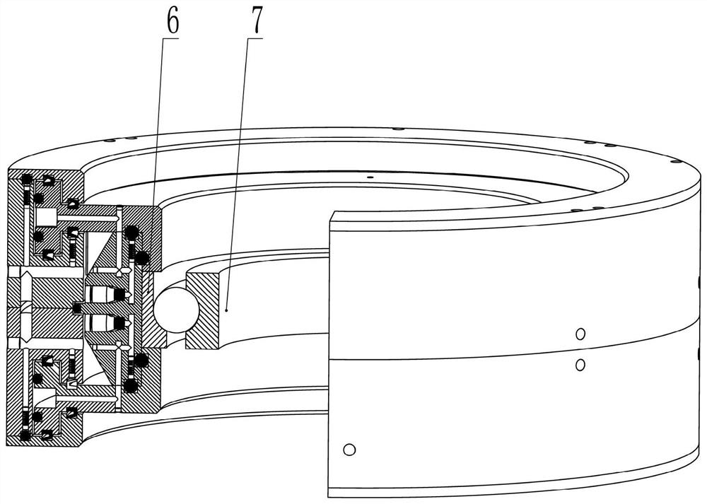 Dynamic precision adjusting device for electric spindle of high-speed machine tool