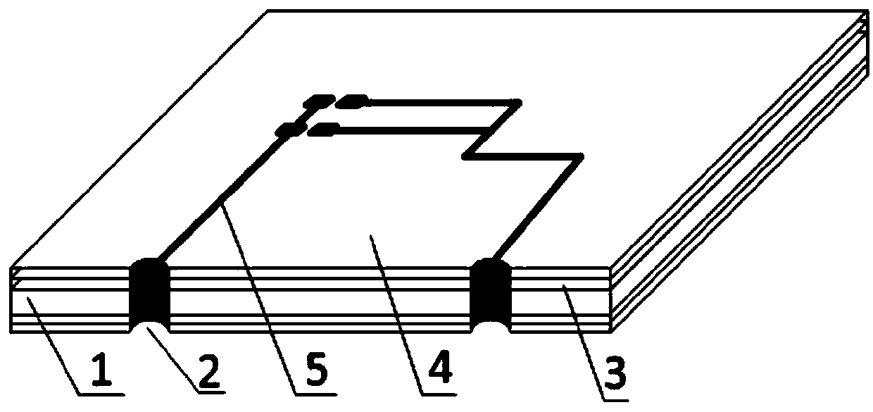 Double-layer circuit and manufacturing method thereof