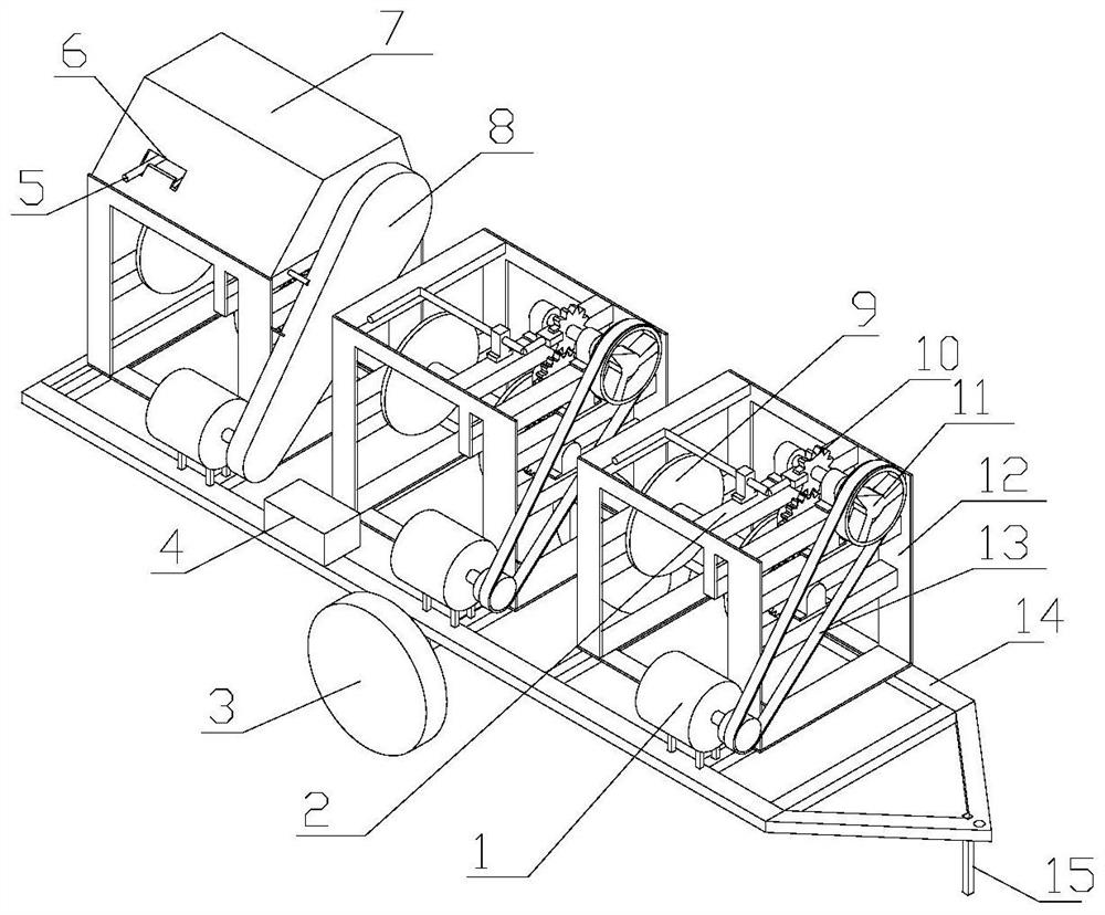 Efficient electric pay-off traction machine