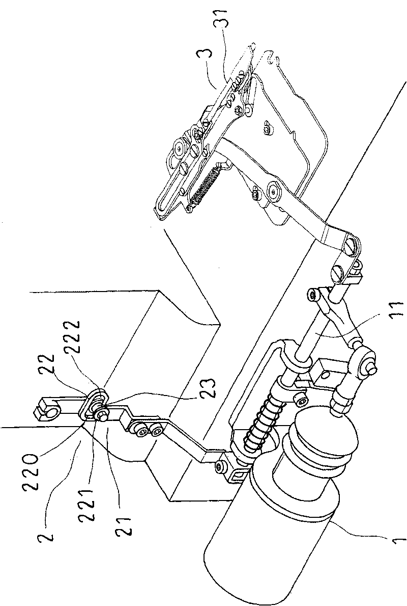 Method and sewing machine device for shortening residual line tail of sewing workpiece