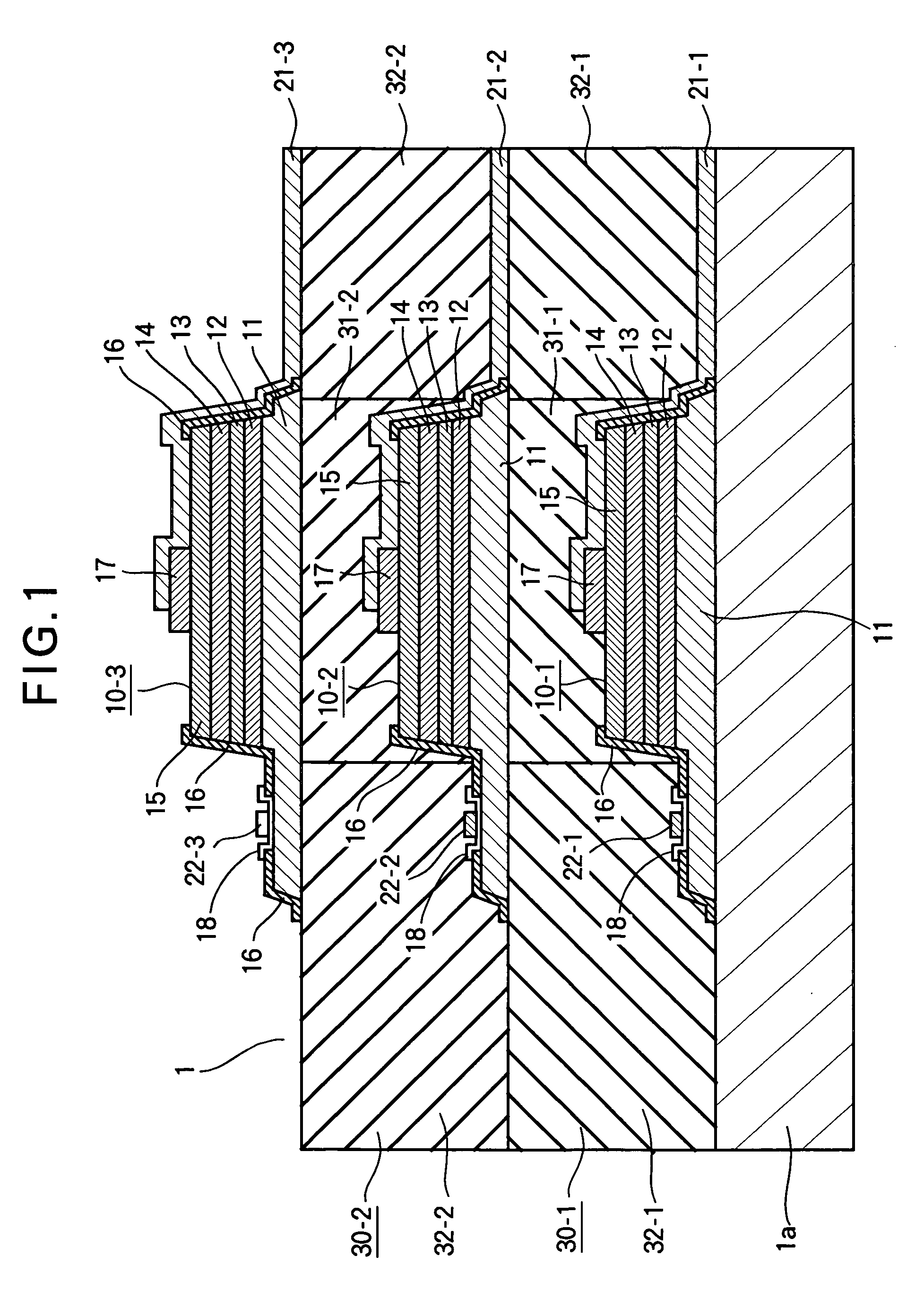 Layered semiconductor light emitting device and image forming apparatus
