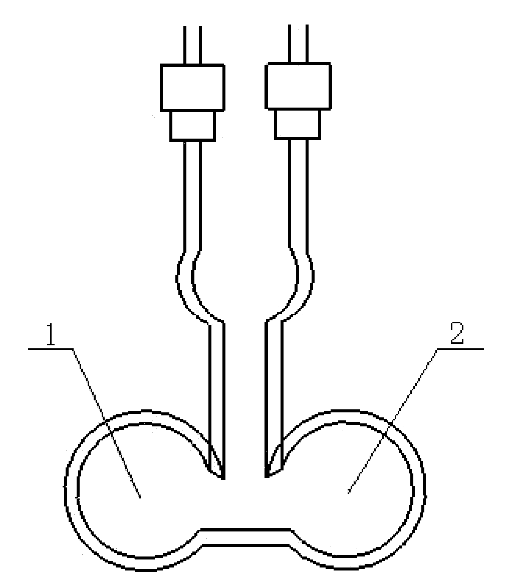 Method and device for soldering metal parts and components by adopting high-frequency induction brazing