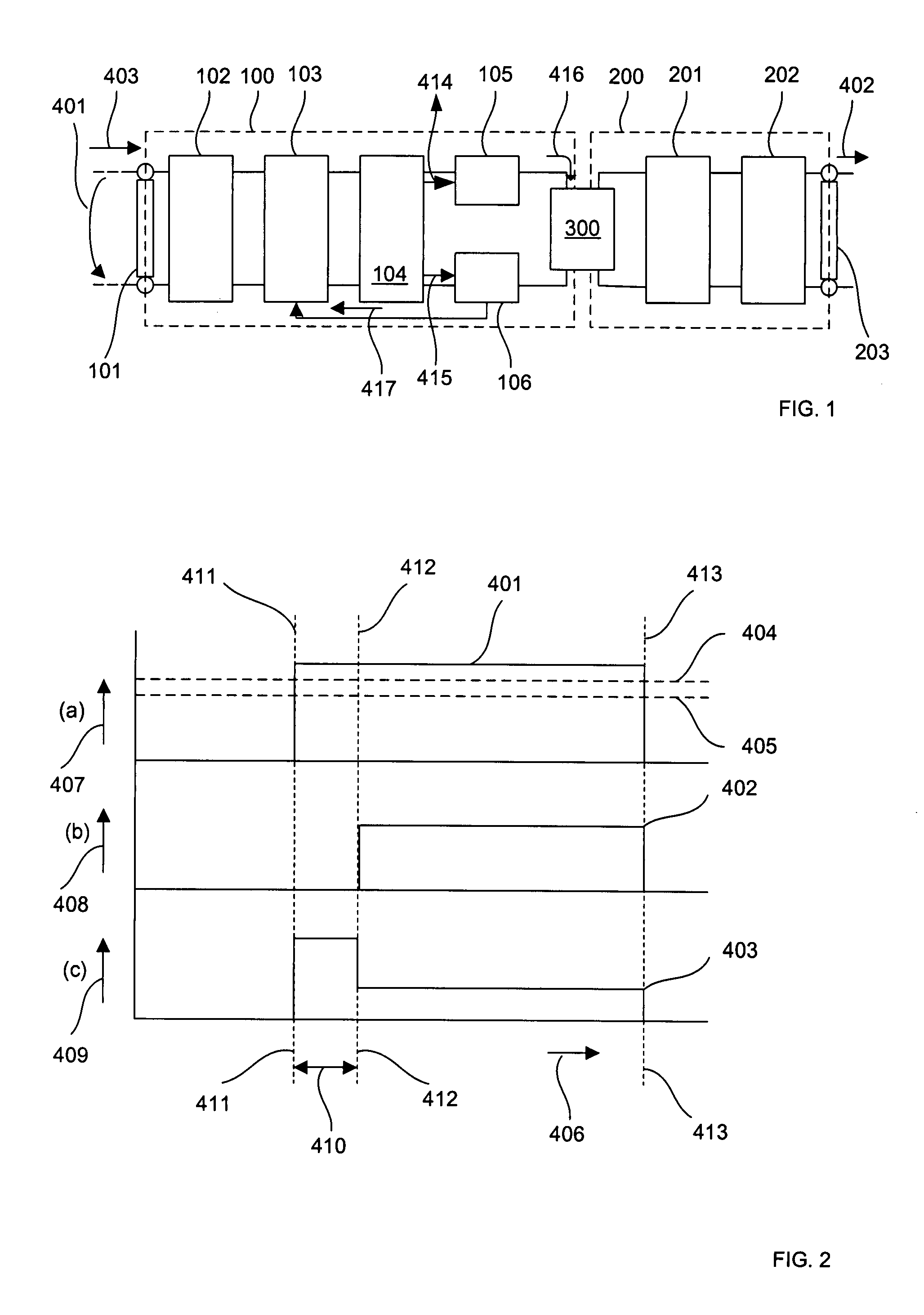 Method for determining a switch-on threshold and electronic circuit arrangement for carrying out the method