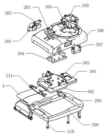 FXT focusing camera refrigeration link structure for Einstein probe satellite