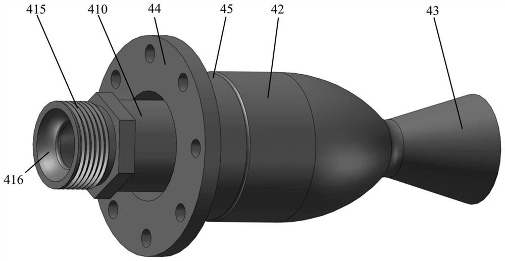 A gas rocket engine and design method for unmanned aerial vehicles