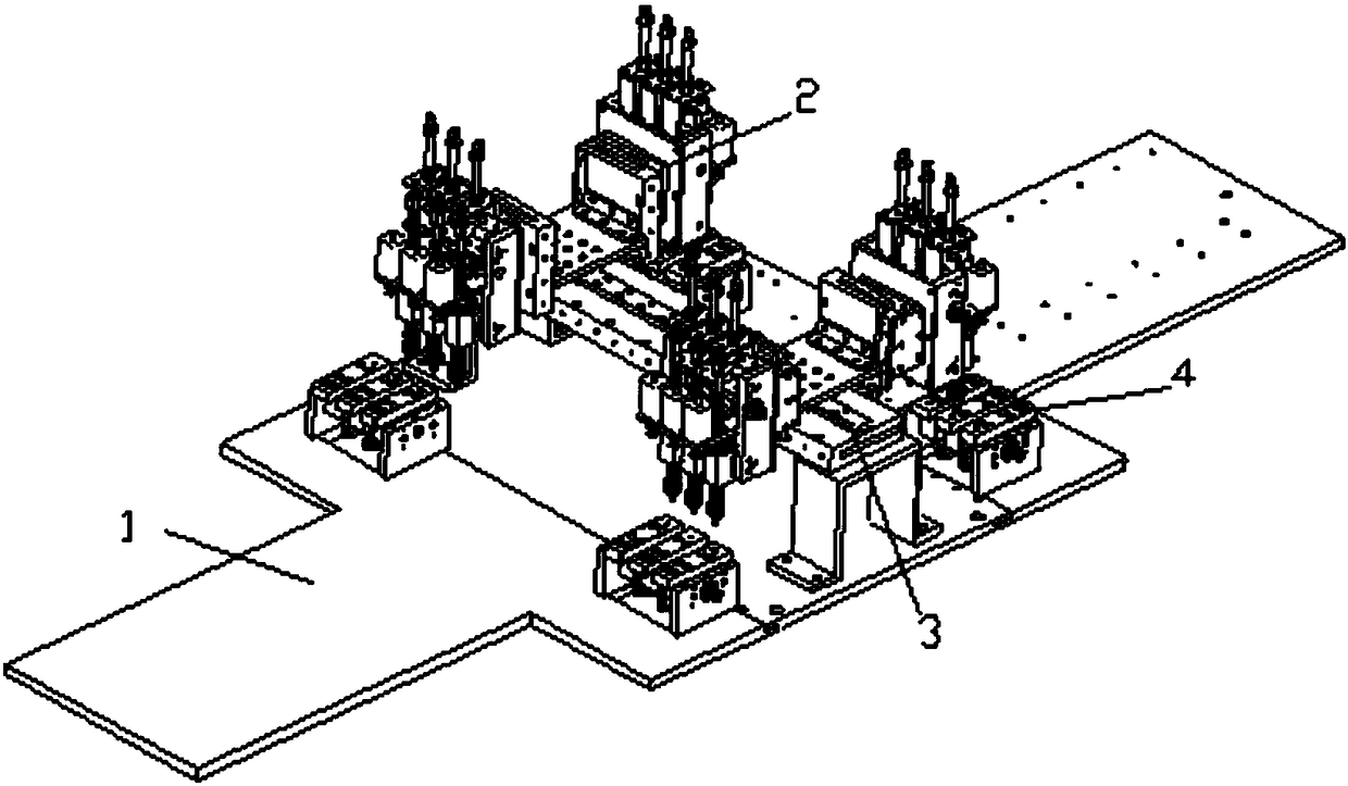 A mounter driven by a linear motor