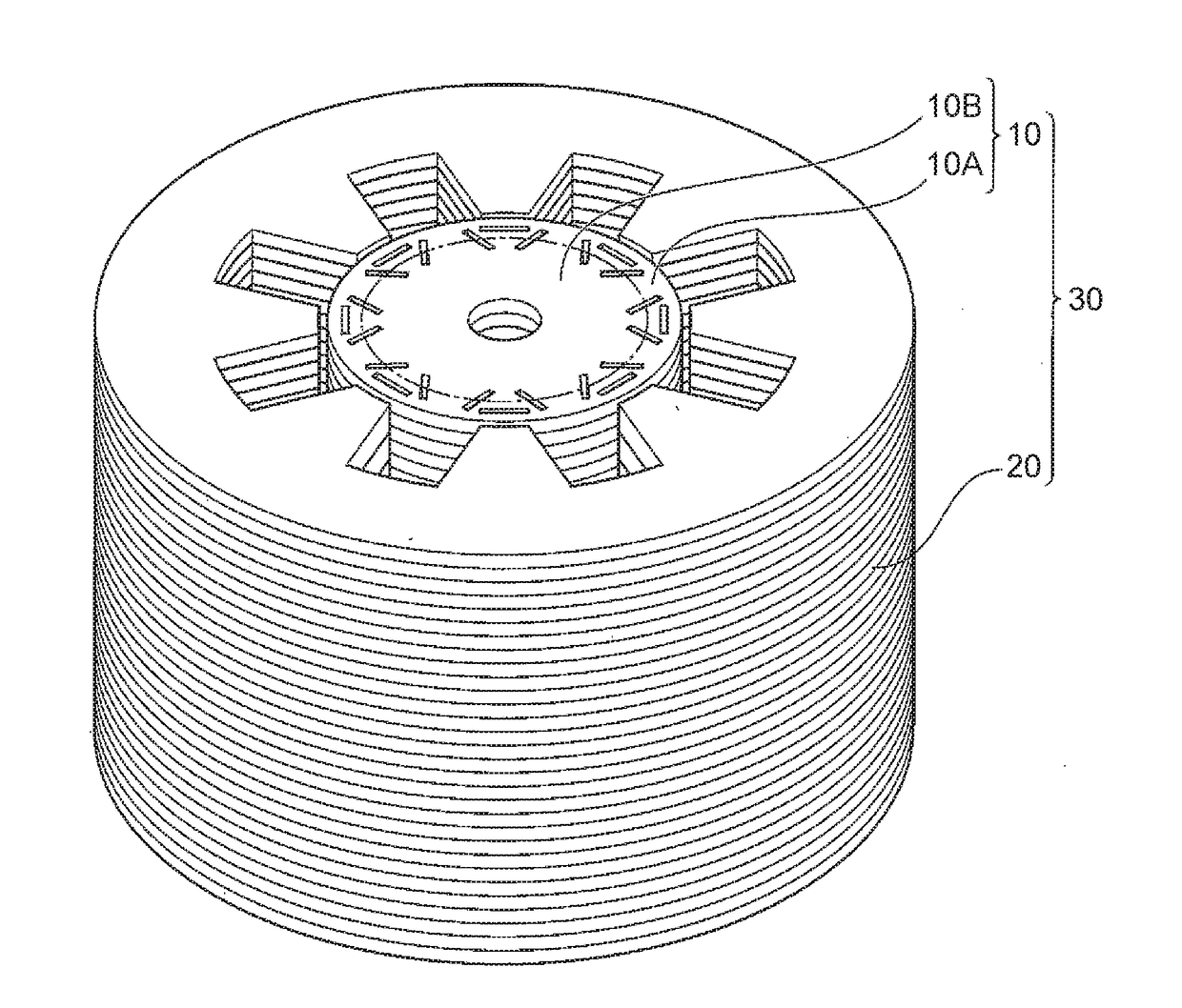 Manufacturing method for rotor core and manufacturing method for motor core