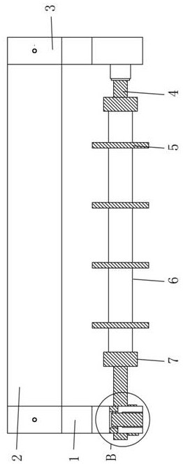 A rotatable divider shaft