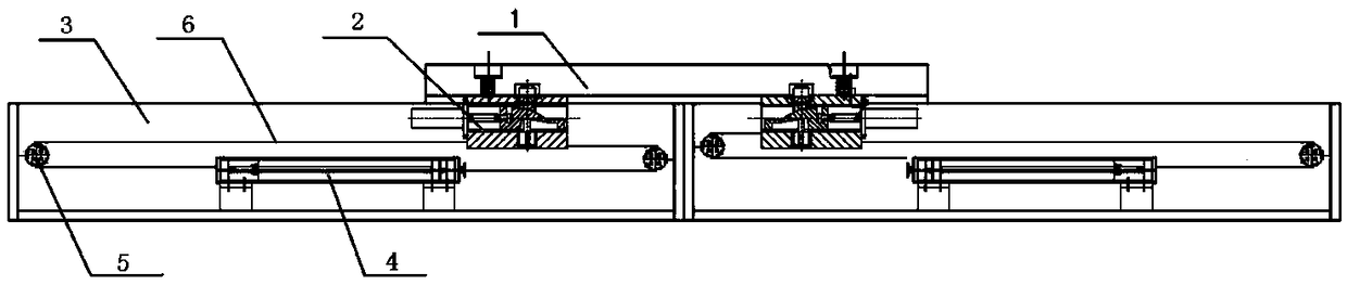 A combined use method of a double-series slide table