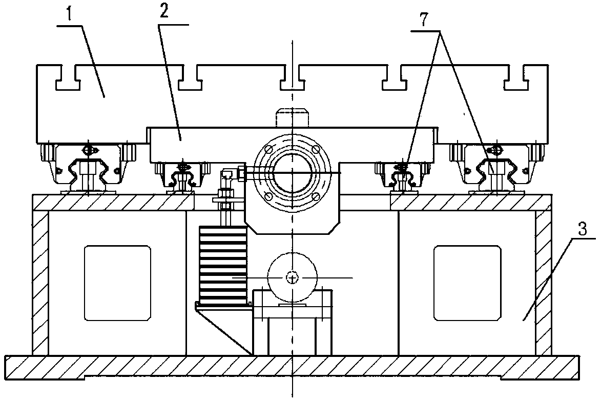 A combined use method of a double-series slide table