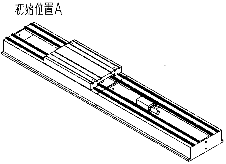 A combined use method of a double-series slide table