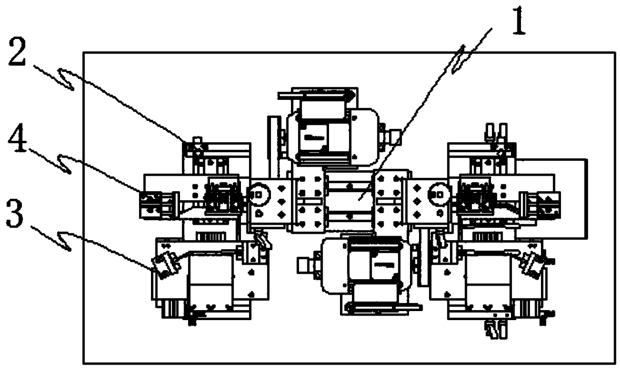 Full-automatic glasses machining glue frame machine