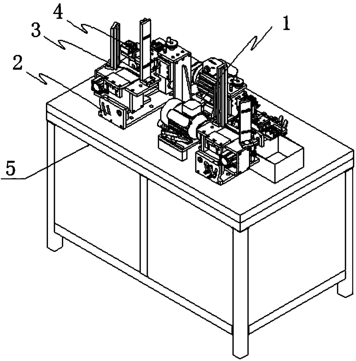 Full-automatic glasses machining glue frame machine