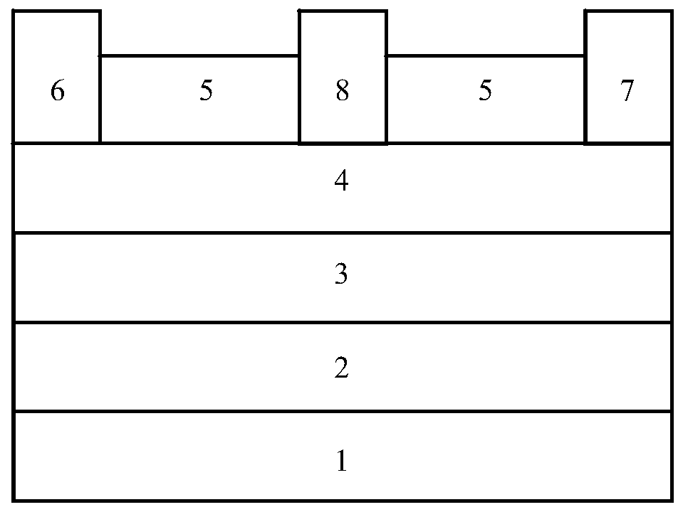 GaN-based power device using carbon nanotube microchannel heat sink and preparation method thereof