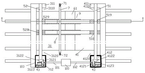 A low-noise bridge expansion joint cleaning device