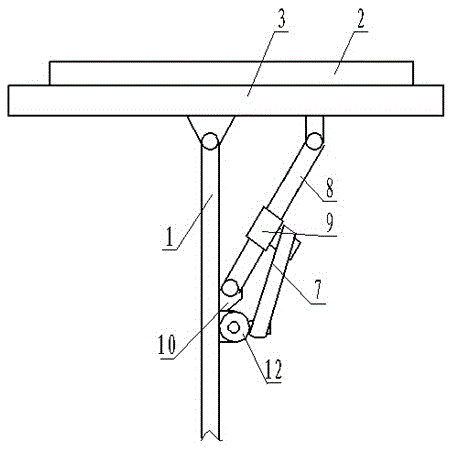 Single-axis tracking photovoltaic power generation structure