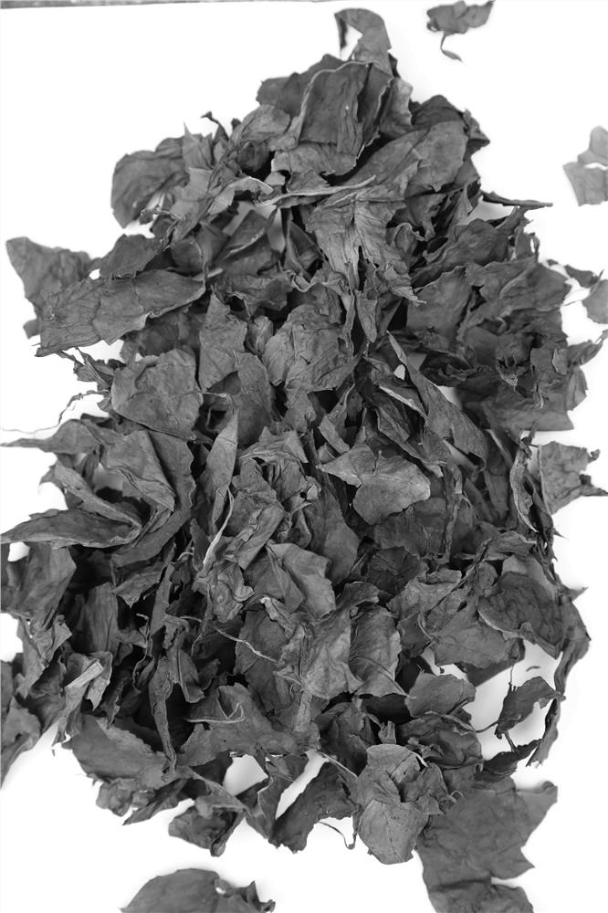 Method for judging quality uniformity of leaf type tobacco flakes