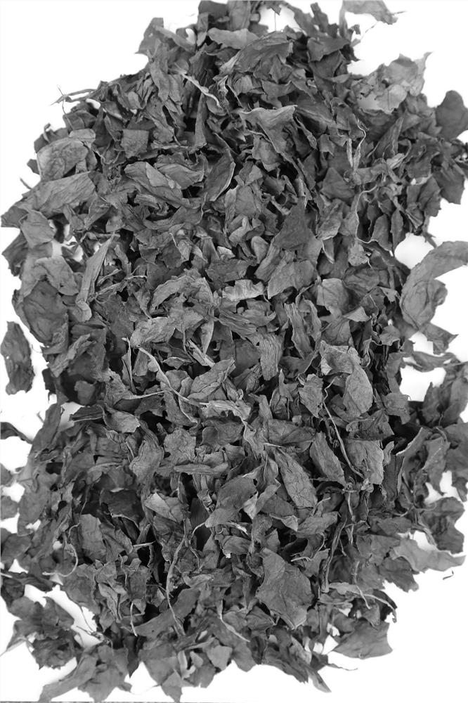 Method for judging quality uniformity of leaf type tobacco flakes