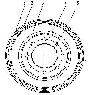 Manufacturing process of double-end internal gear ring for electric forklift transmission