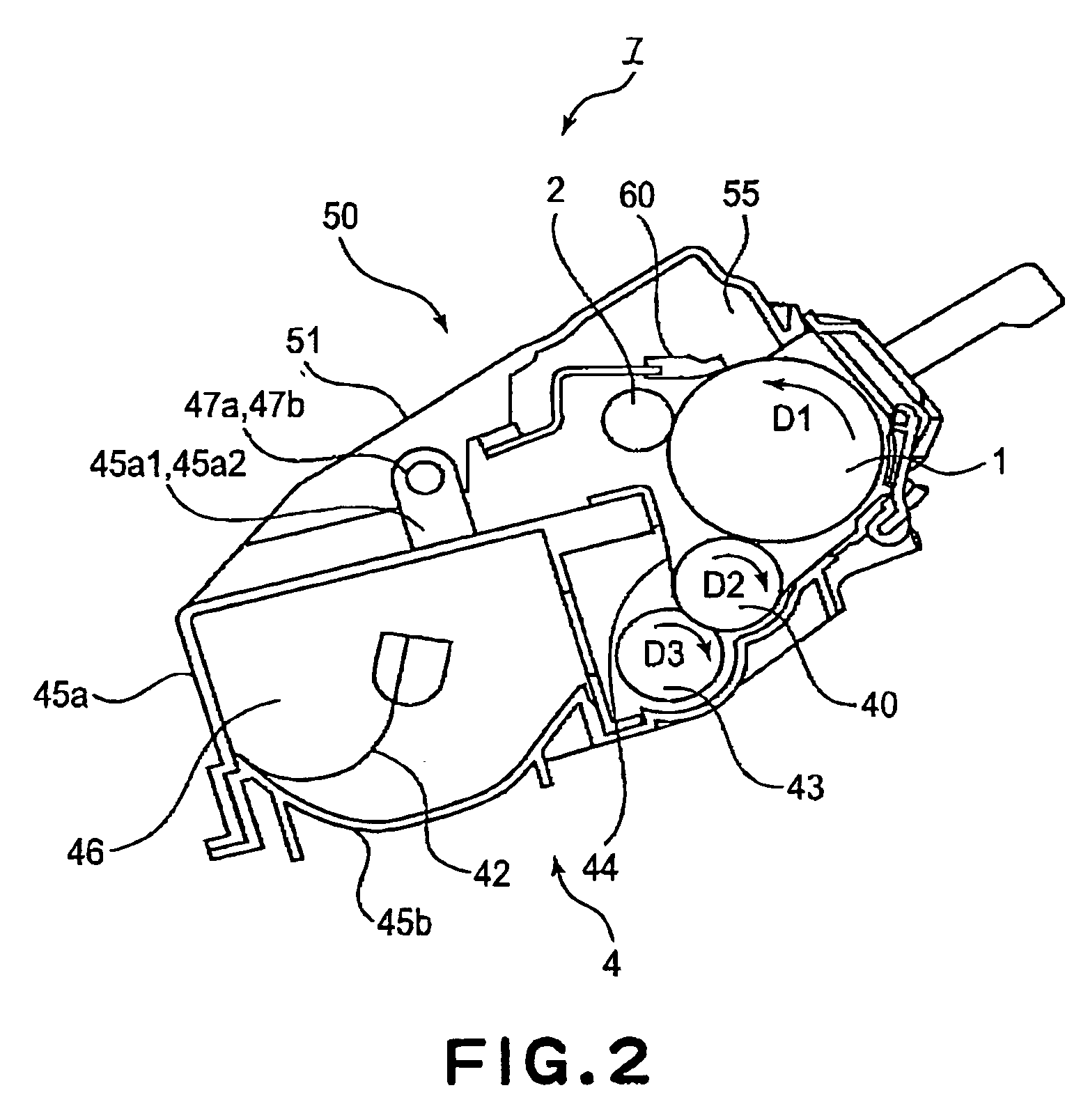 Process cartridge having first and second rotatably coupled frames and electrophotographic image forming apparatus mounting such process cartridge