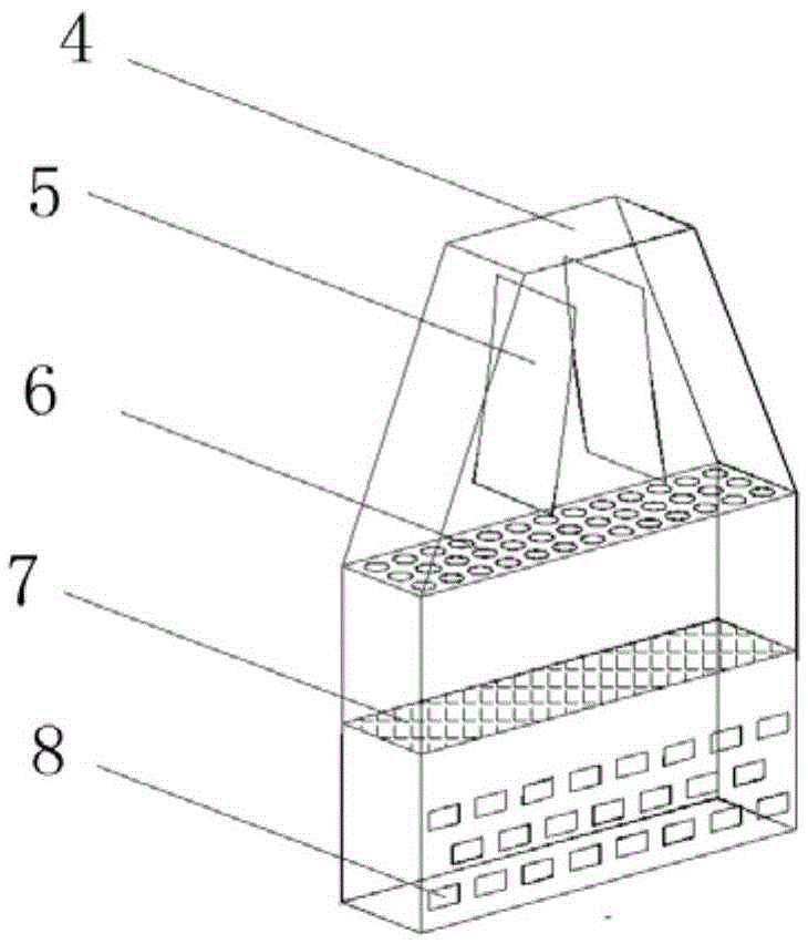 Air distribution screen suitably used for storage battery polar plate curing chamber