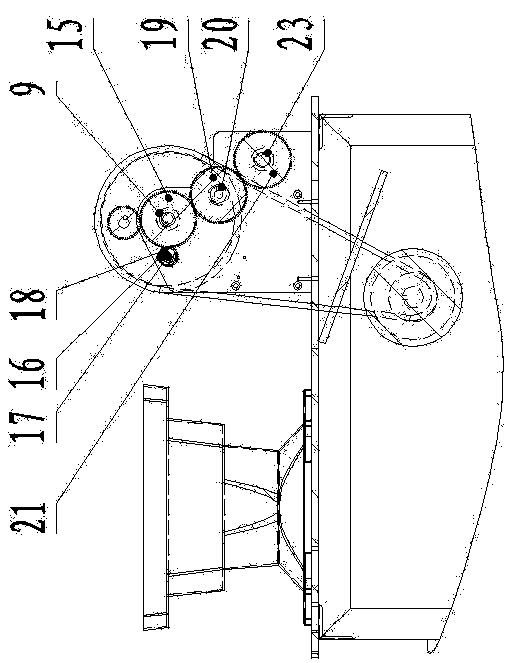 Automatic stamping machine of print wheel